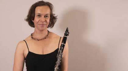 Clarinet Player, Joanne Rozario. Photo Amy Kelly.