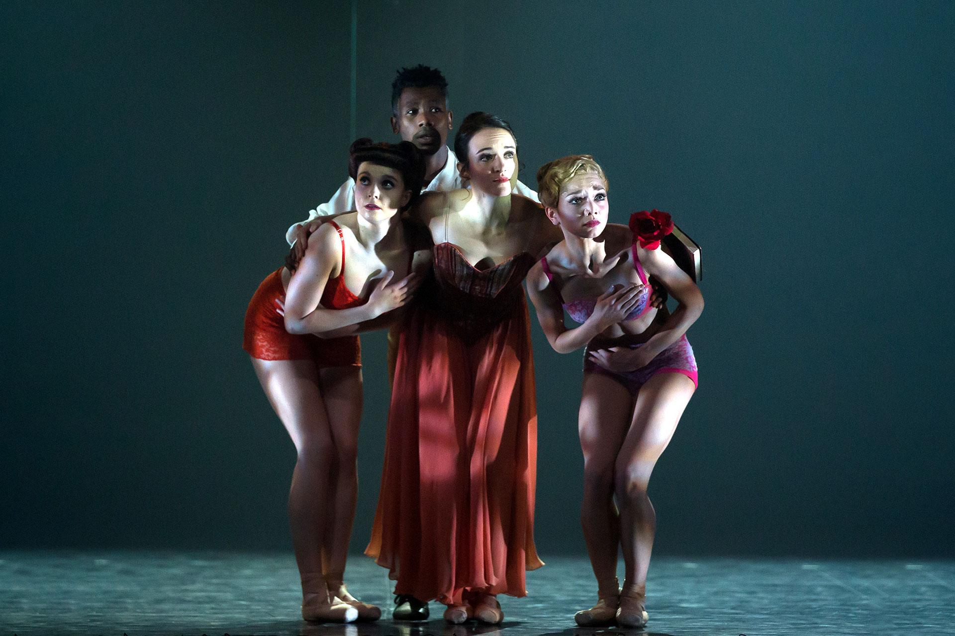 After all their money, posessions and clothes are gone, the family huddle together for warmth