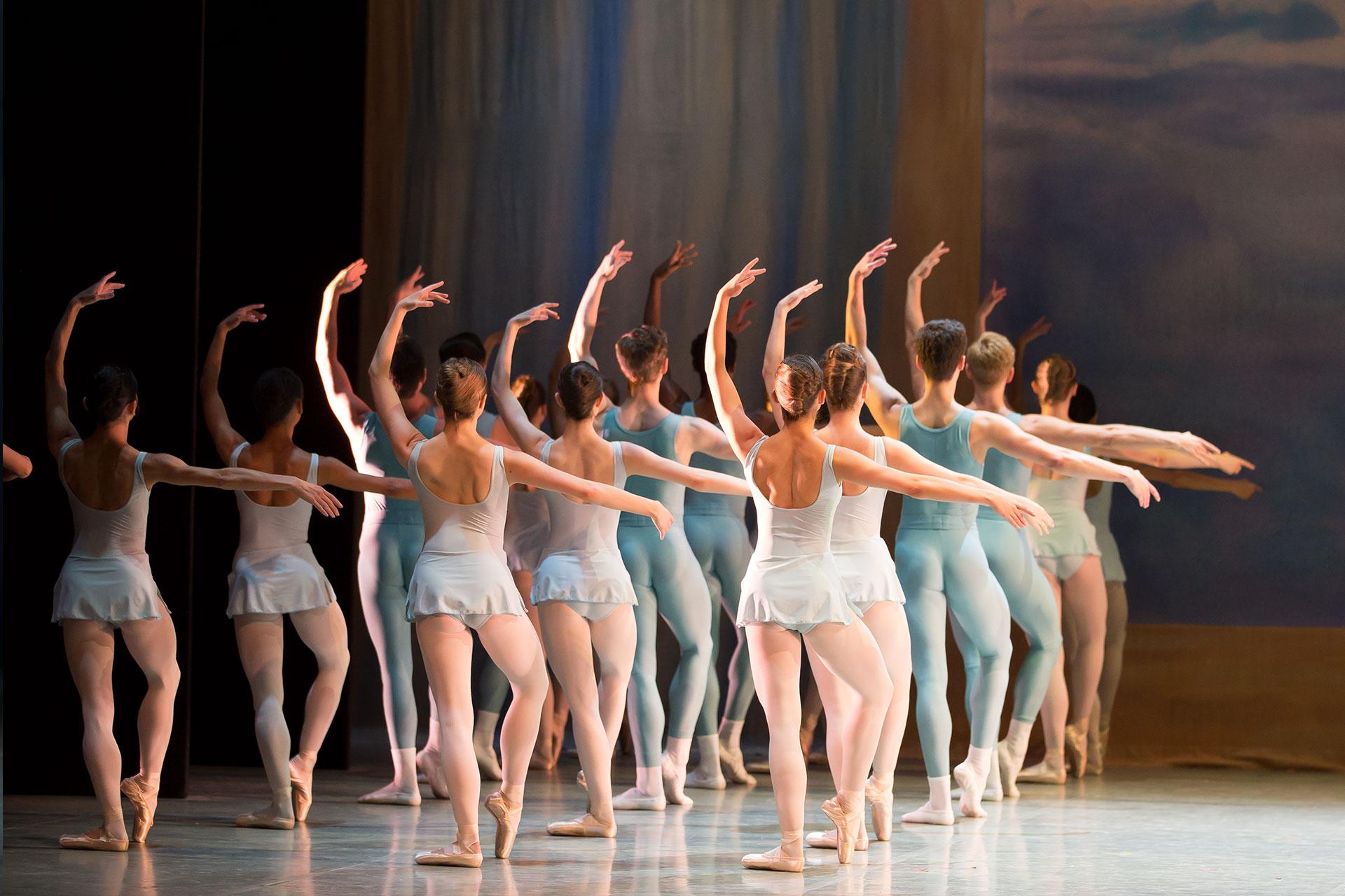 Northern Ballet dancers in Concerto