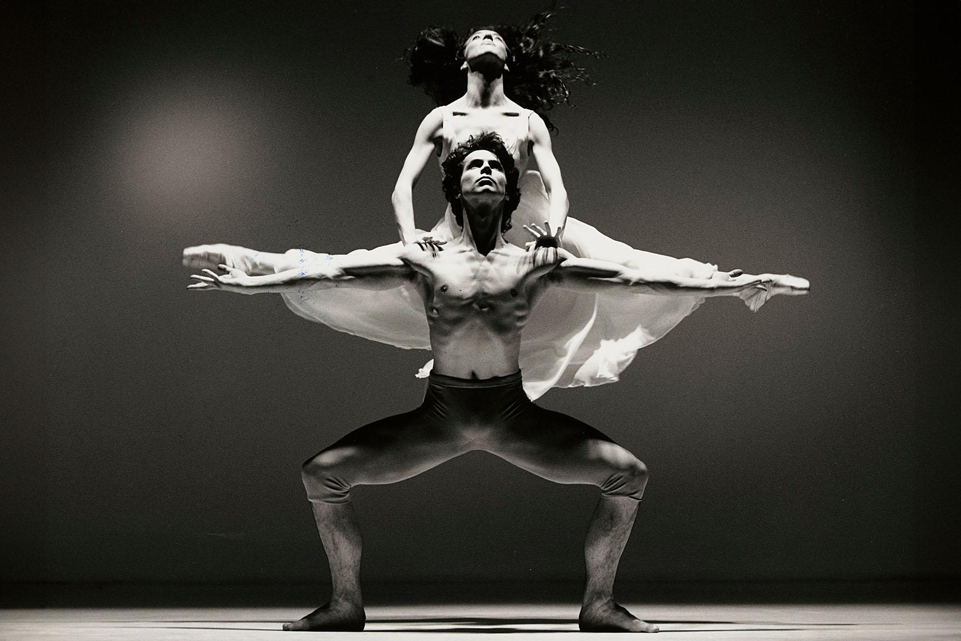 black and white photography of dancing