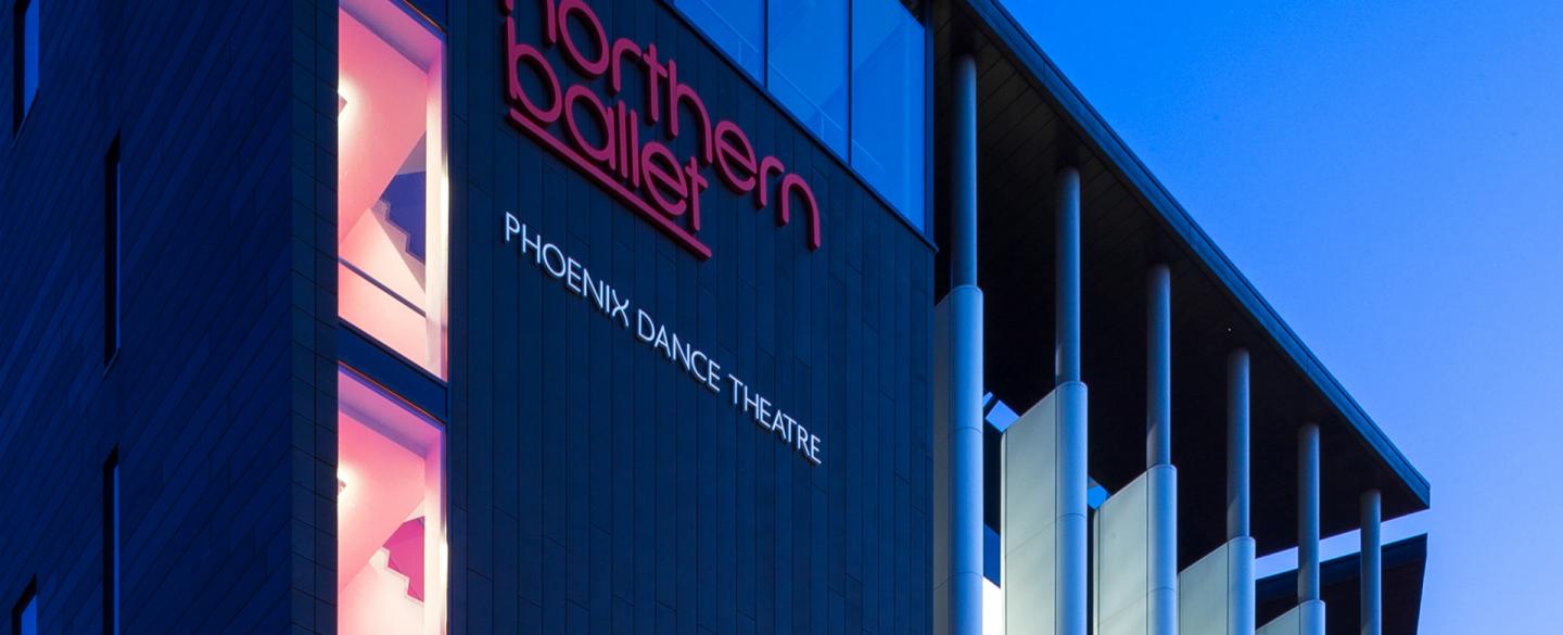 The Northern Ballet building photographed from outside