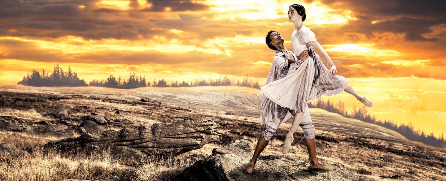 Isaac Lee-Baker lifts Dreda Blow on the moors in this poster image taken by Guy Farrow