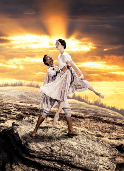 Isaac Lee-Baker lifts Dreda Blow on the moors in this poster image taken by Guy Farrow