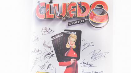 Silent Auction - Cluedo poster