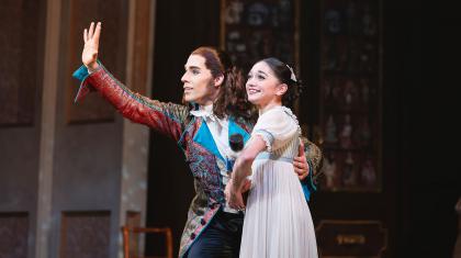 Uncle Drosselmeyer shows Clara the magic of Christmas